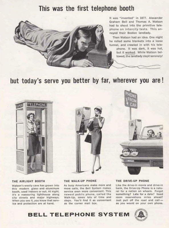 1961 Bell Telephone Ad - Swipe File