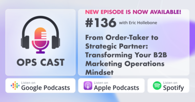 From Order-Taker to Strategic Partner: Transforming Your B2B Marketing Operations Mindset with Eric Hollebone - Marketing Operations