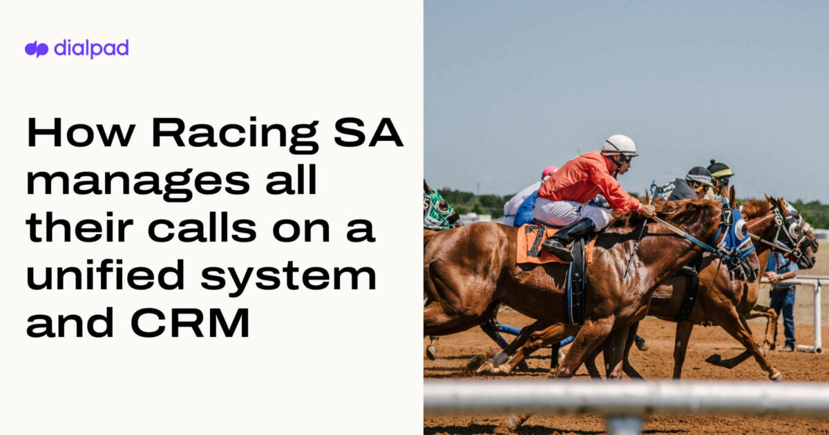 How Racing SA Manages Their Calls on One System