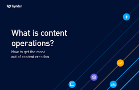 What is content operations?