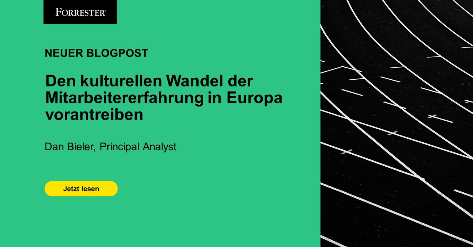 Den kulturellen Wandel der Mitarbeitererfahrung in Europa vorantreiben