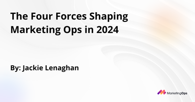 The Four Forces Shaping Marketing Ops in 2024 - Marketing Operations