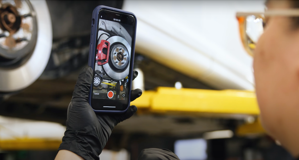 Increasing transparency with video text messaging