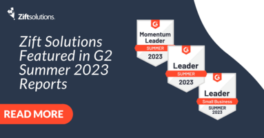 Zift Solutions Featured in G2 Summer 2023 Reports