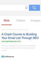 A Crash Course to Email List Building through SEO.