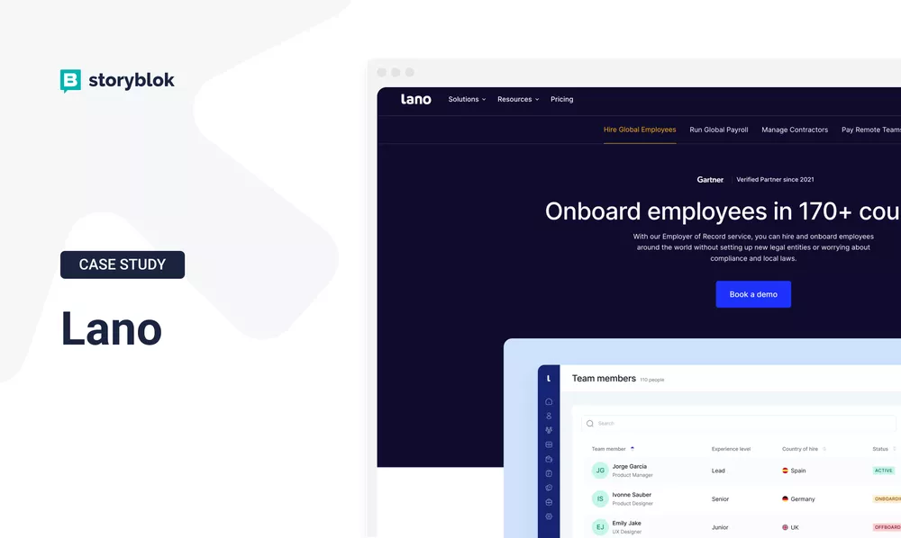 Lano's 5-day migration of 1000+ pages to Storyblok