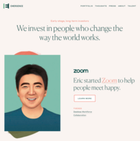 We invest in people who change the way the world works. 