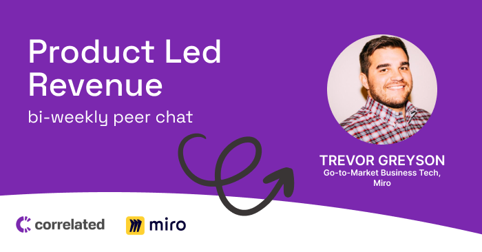 How to Use PLG Data to Drive Growth | Trevor Greyson, GTM Technology & Ops at Miro | Correlated Podcast