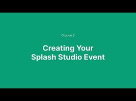Creating Your Splash Studio Event