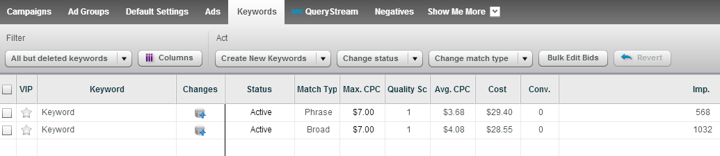 Bid Stacking in AdWords: How to Pay Less When Using Multiple Match Types