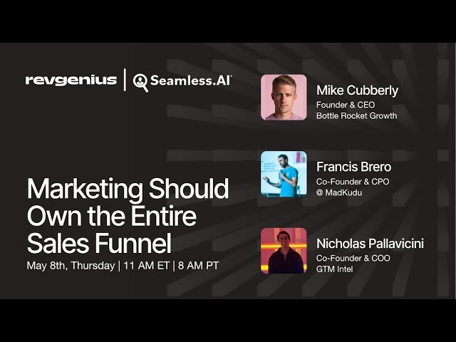 GTM Hot Takes Show - Marketing Should Own the Entire Sales Funnel