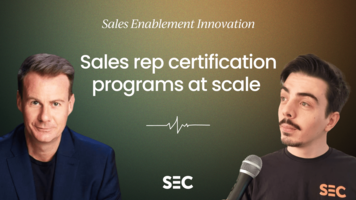 "Certifications at scale mean a consistent baseline of competence and confidence", Alan McIntosh