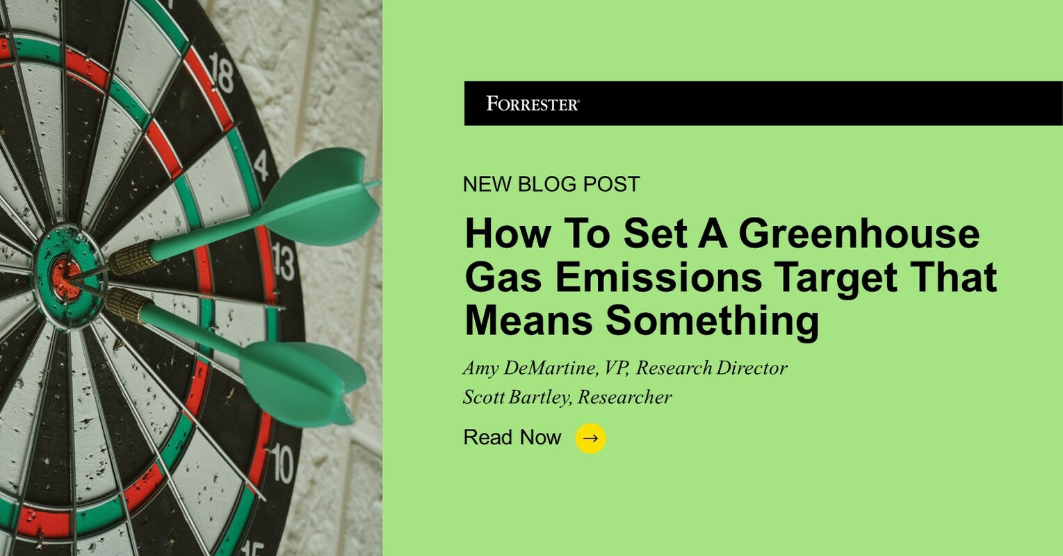 How To Set A Greenhouse Gas Emissions Target That Means Something