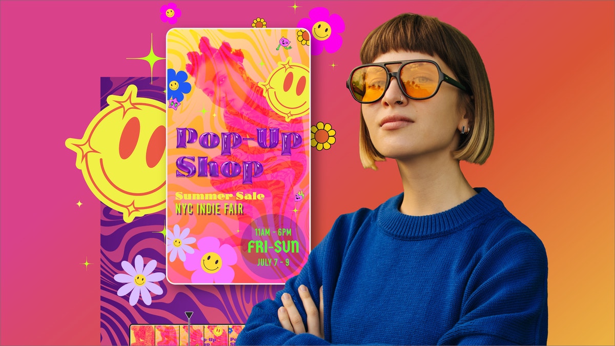 Up your game with Adobe Express, the fast, easy and fun, all-in-one content creation app