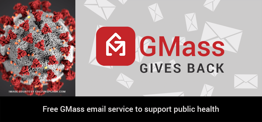 Send any Coronavirus email announcement for free  Ajay Goel