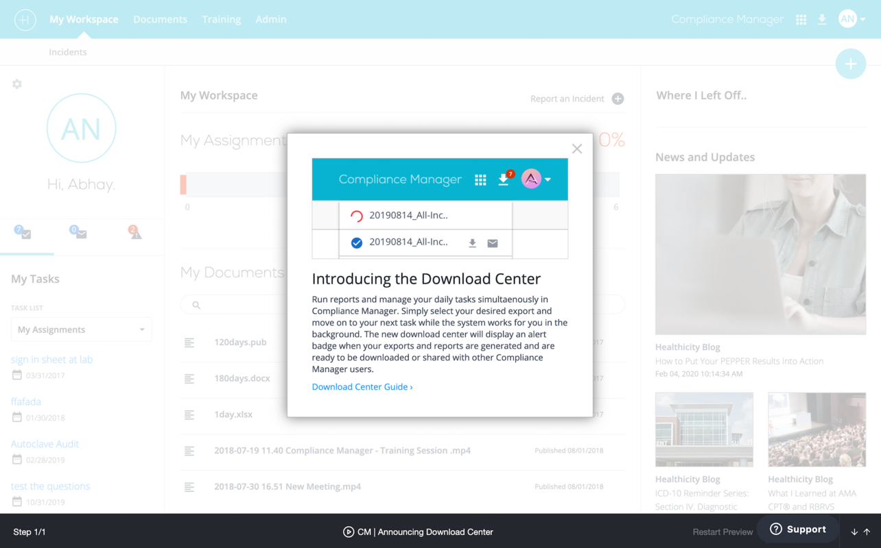 Healthicity replaces 100-page user manual with Pendo in-app guidance | Pendo.io