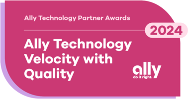 Dynatrace proud to receive the Ally Technology Velocity with Quality award