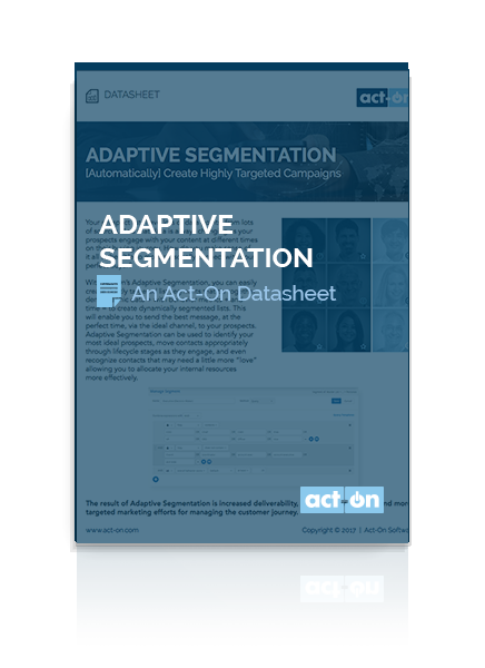 Act-On Adaptive Segmentation