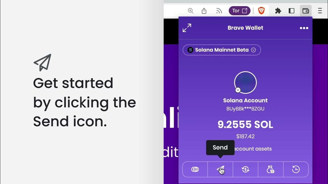 Wallet: Sending crypto