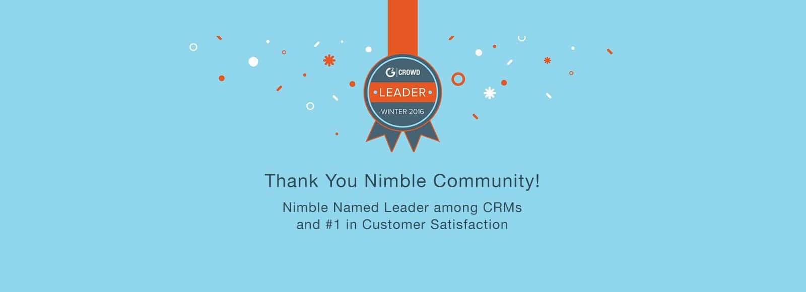 Nimble Crowned CRM Market Leader by G2 Crowd