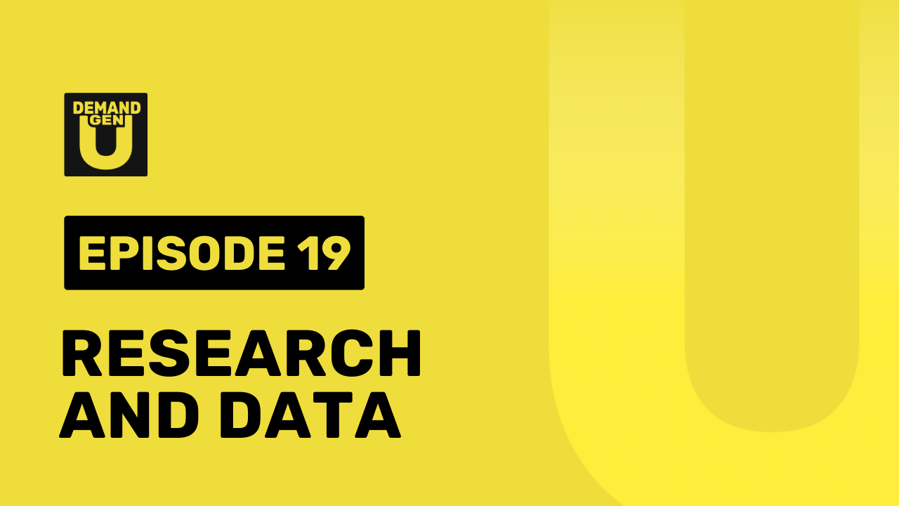 Creating Demand with Original Research and Data