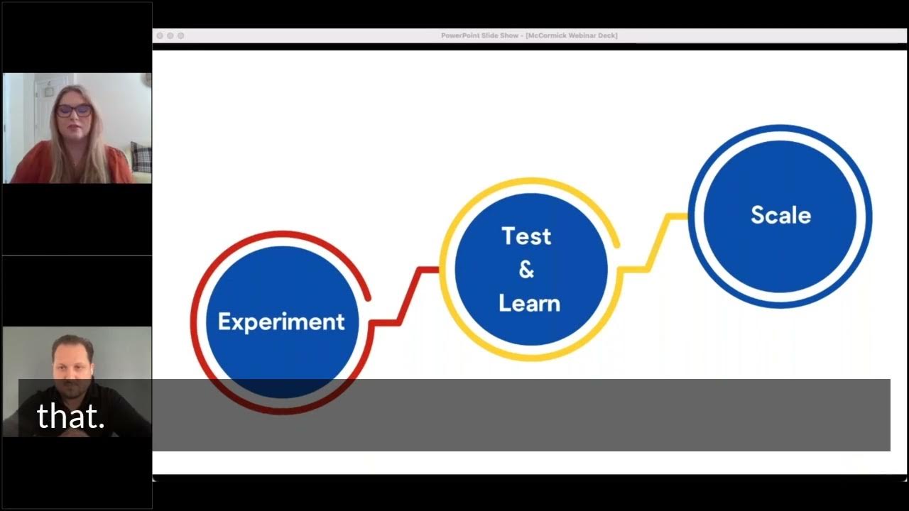 How McCormick Scales: Implement a Test & Learn Strategy