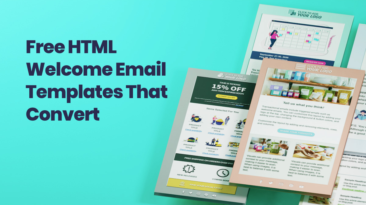 Free HTML Welcome Email Templates That Are Proven to Convert