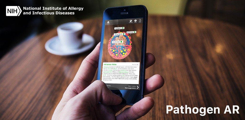 How NIH built the mobile PathogenAR app with the help of Adobe XD