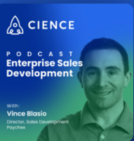 Enterprise Sales Development podcast with Vince Blasio,