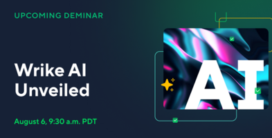 Wrike AI Unveiled: A front row-seat to the future