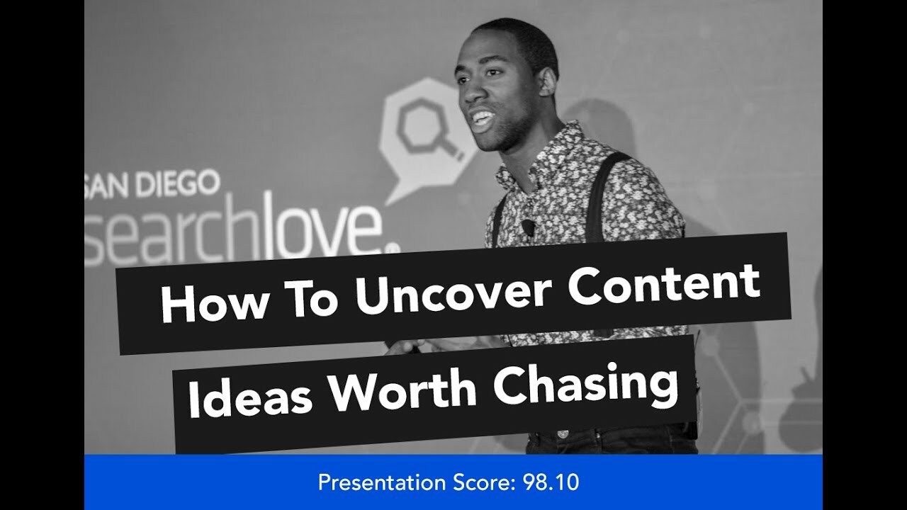 Watch These 40 Minutes If You Need To Improve Your Content ASAP | SearchLove