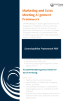 Marketing and Sales Meeting Framework