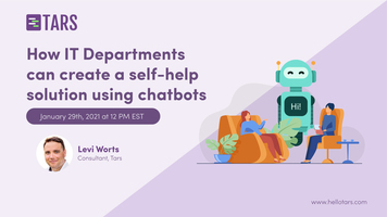 How IT Departments can create a self-help solution using chatbots
