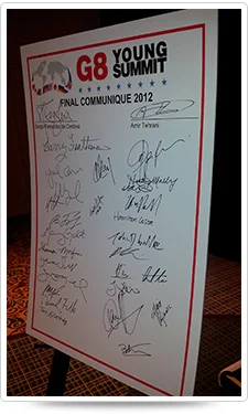 G8 Young Summit Mobile Interaction