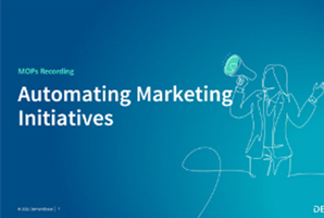 Automating marketing initiatives