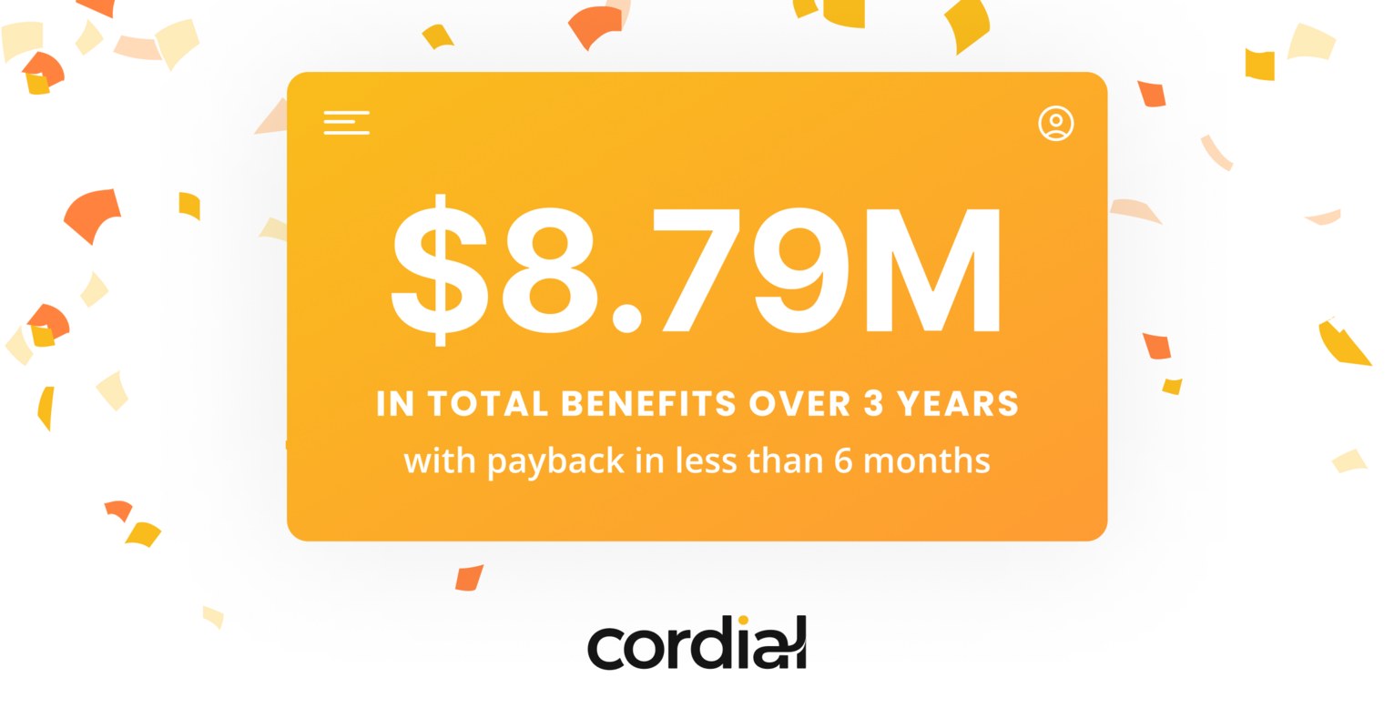 Total Economic Impact study finds Cordial delivered 369% ROI