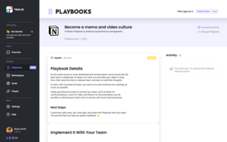 Use this Notion Playbook to embrace asynchronous management.