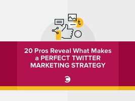 20 Pros Reveal What Makes a Perfect Twitter Marketing Strategy