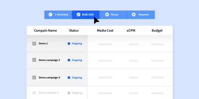 Improve Your Programmatic Campaign Productivity With Bulk Edit