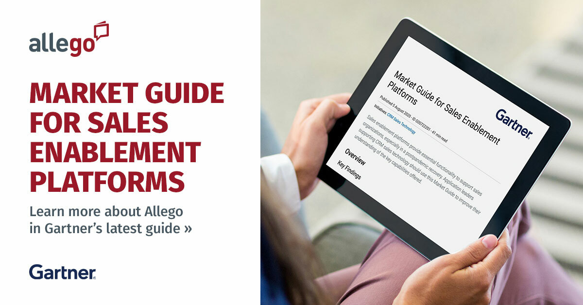 Gartner Highlights Importance of Sales Enablement Platforms in New Market Guide