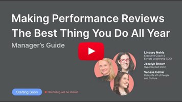 Making Performance Reviews the Best Thing You Do All Year: The Manager's Guide