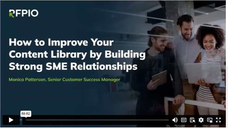 How to improve your content library by Building Strong SME Relationships