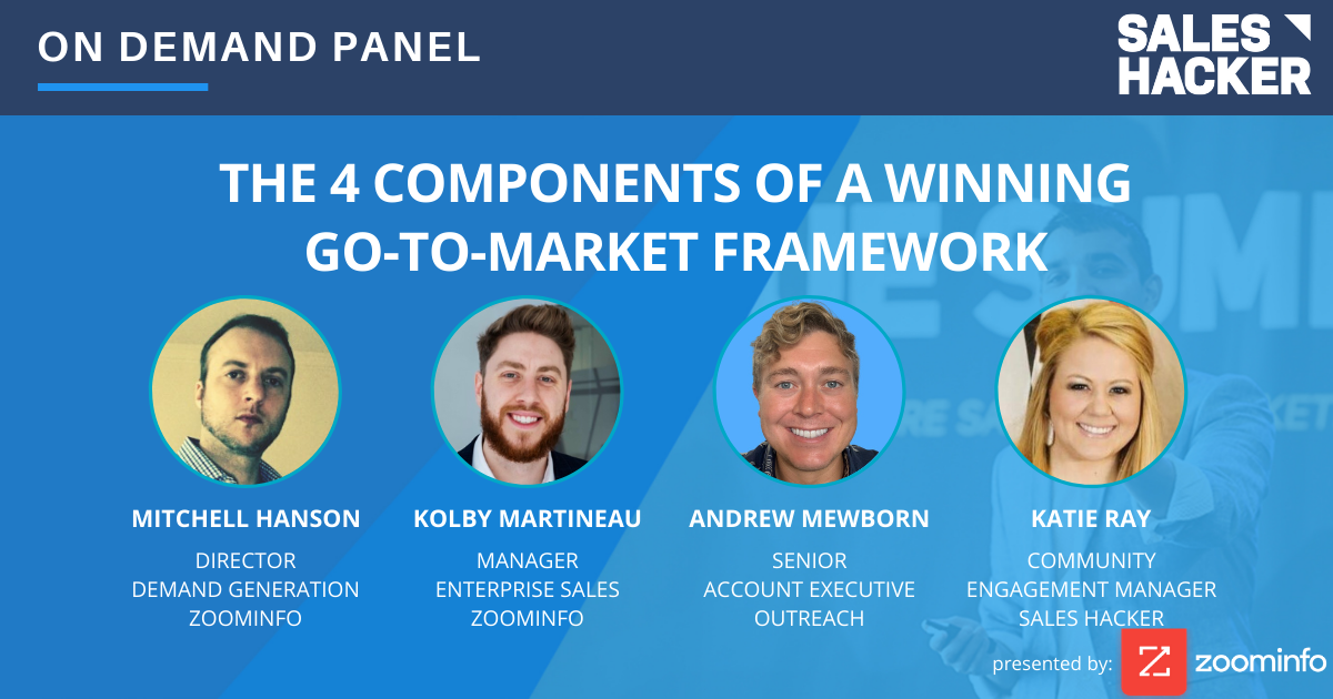 The 4 Components of a Winning Go-To-Market Framework