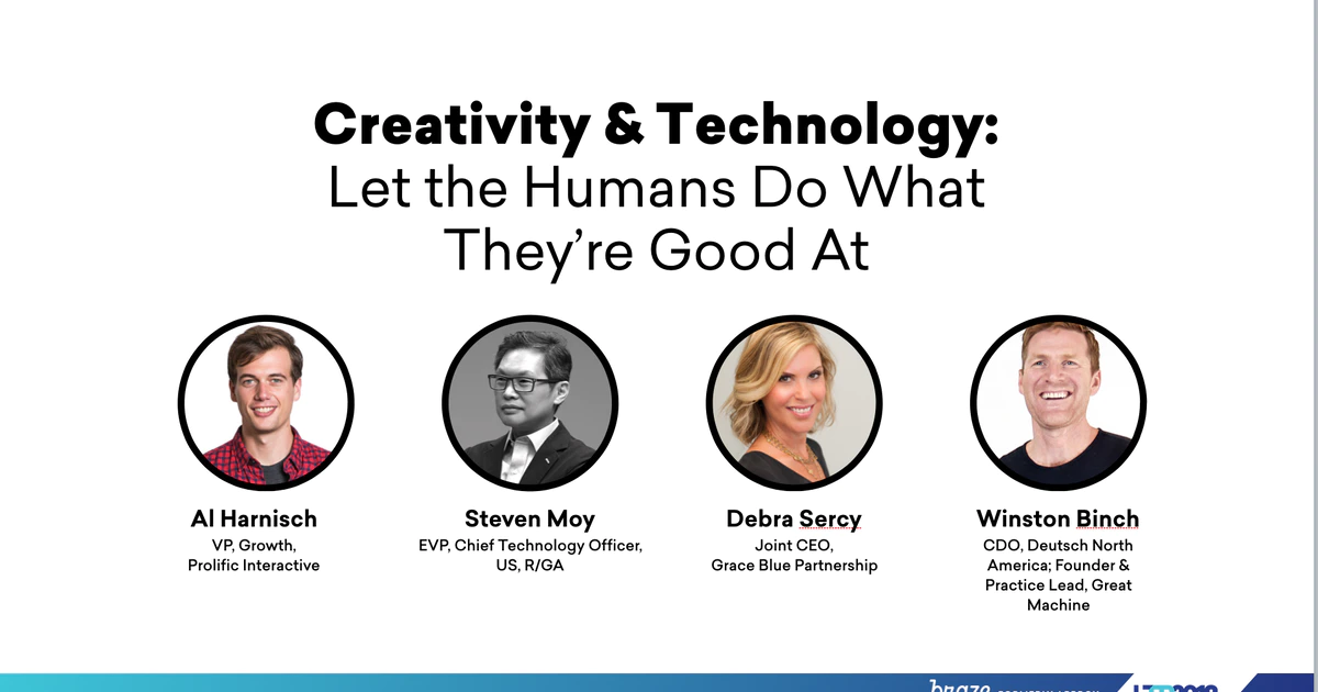 Creativity & Technology: Let the Humans Do What They're Good At | LTR...