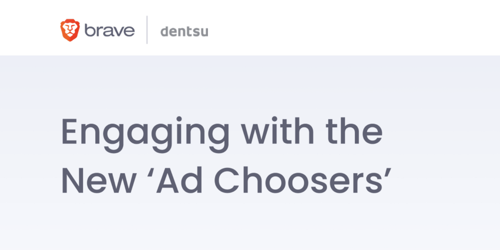 Engaging with the New 'Ad Choosers'
