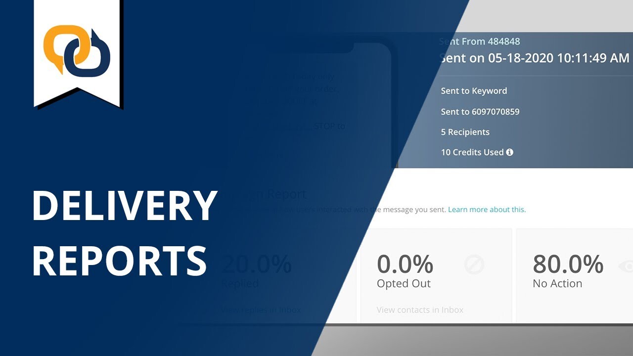 Viewing Your Text Message Delivery Reports