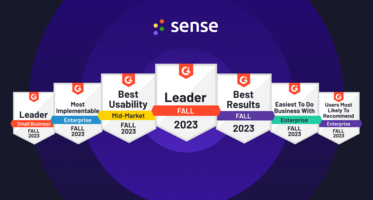 Talent Engagement Excellence: Sense Comes Out on Top in G2's Fall 2023 Reports