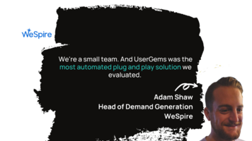 How UserGems helped WeSpire find and scale warm outbound