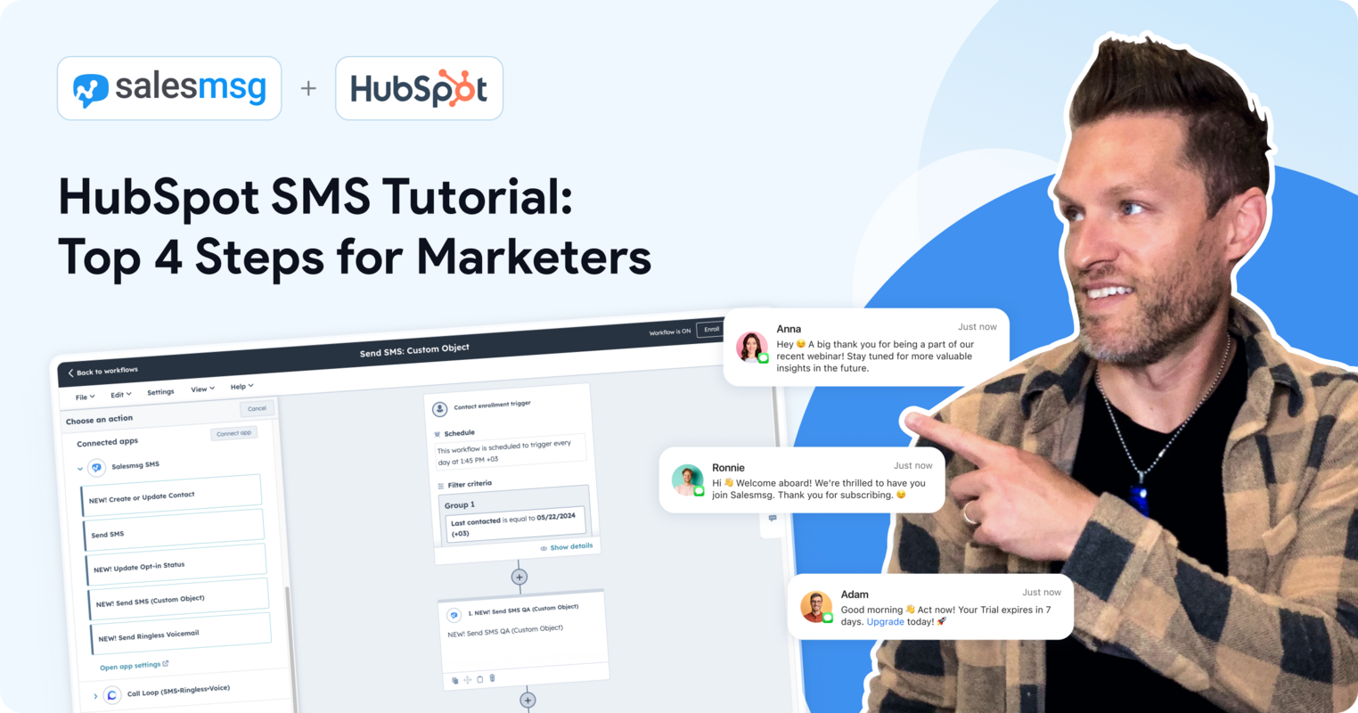 HubSpot SMS Tutorial: Top 4 Steps for Marketers