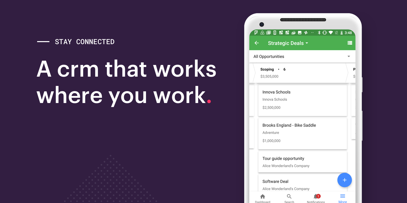 The Mobile CRM That Works Wherever You Work